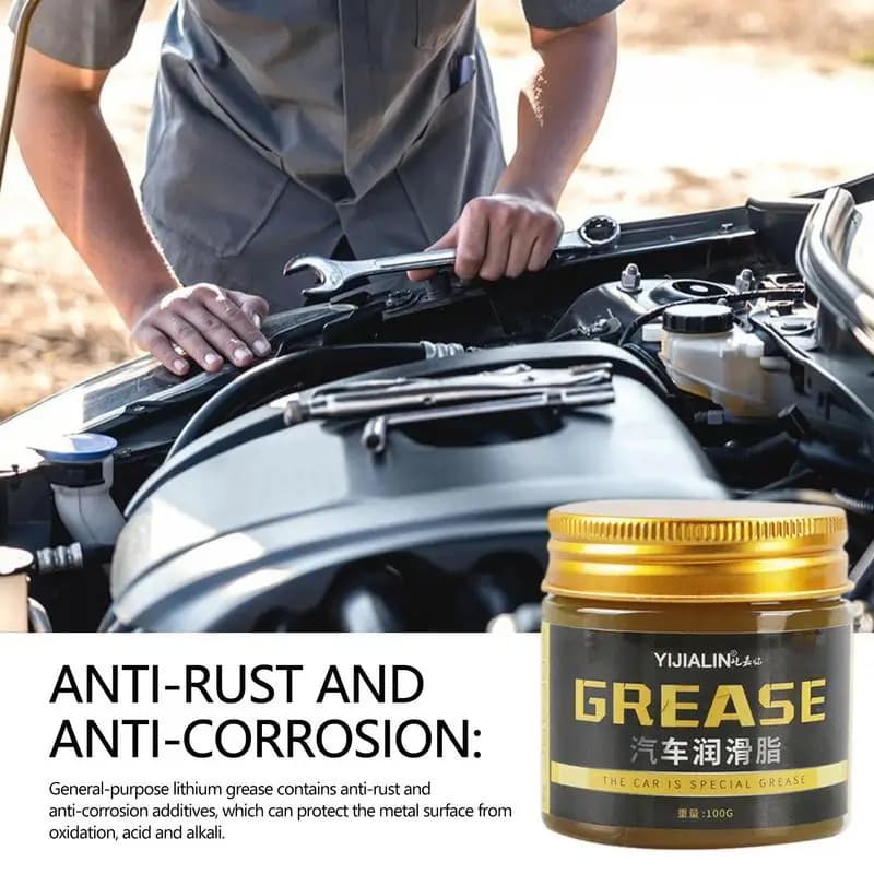 Graisse pour roulements de roues de voiture, 100g, haute et basse température, lubrifiant résistant à l'usure, engrenages mécaniques, roulements de moyeu automobile, huiles lubrifiantes
