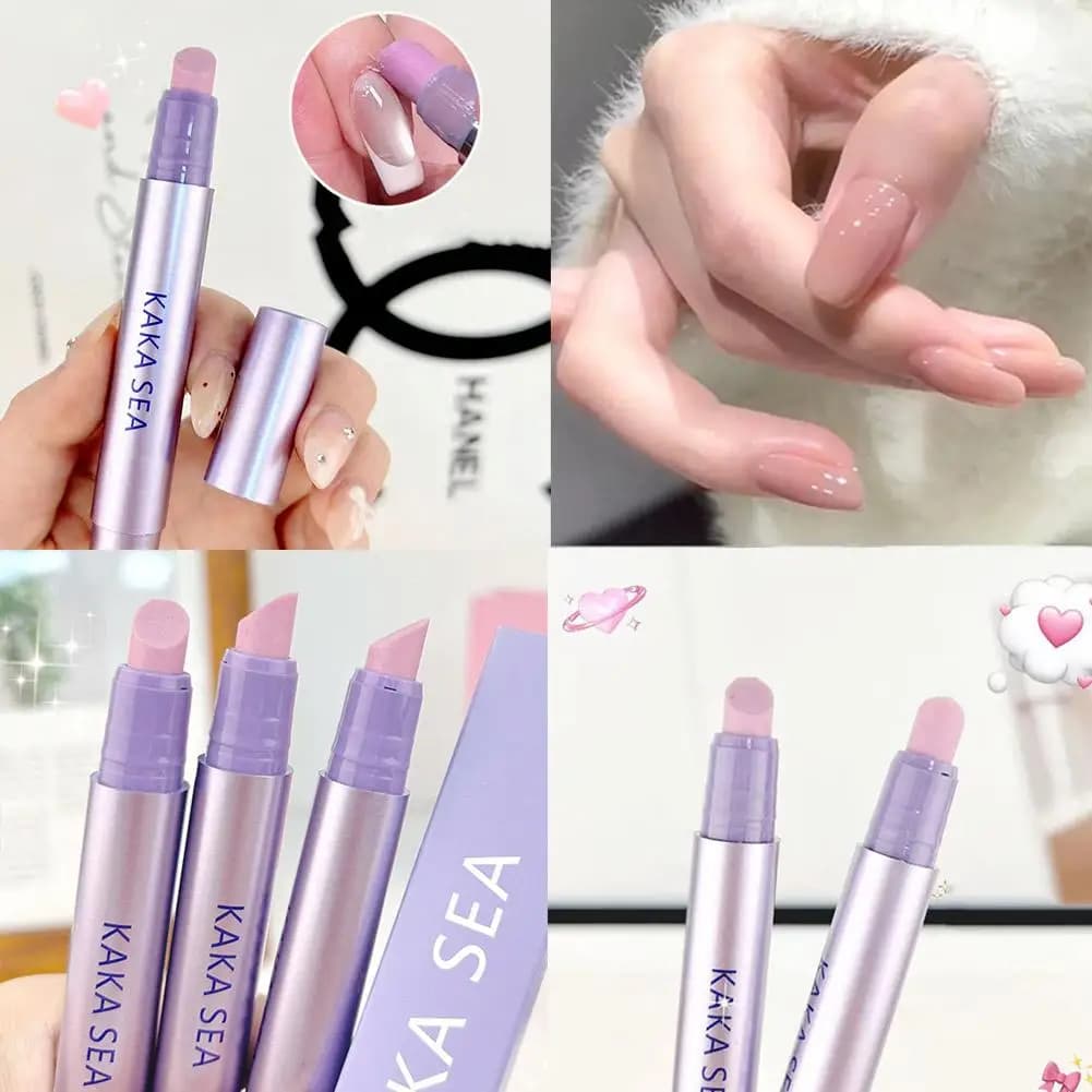 Stylo de soin des ongles 3 en 1, traitement des cuticules, renforcement des ongles, Anti-casse, frisottis, pour ongles sains, naturel, artificiel, Portable, O5S5