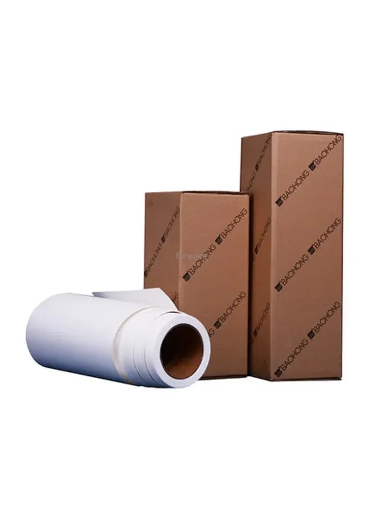 BAOHONG rouleau de papier aquarelle 300g blanc naturel 100% coton 10.6/14.6in * 394in (27/37cm * 10m)