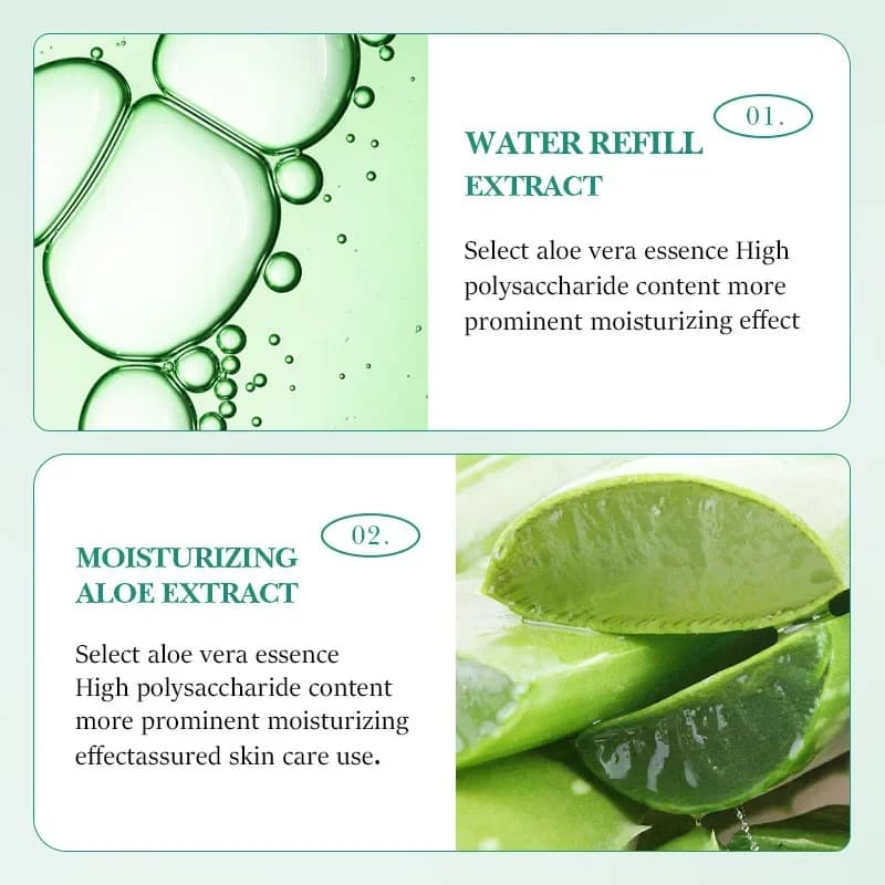 SADOER Aloe savon pour le visage mousse de lavage