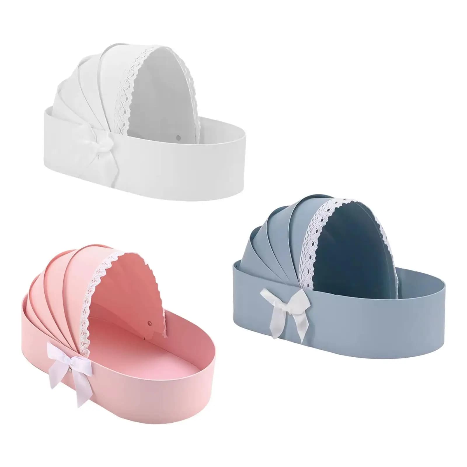 Boîte de douche pour bébé, boîte à fleurs, Arrangement floral, sac d'emballage de cadeaux