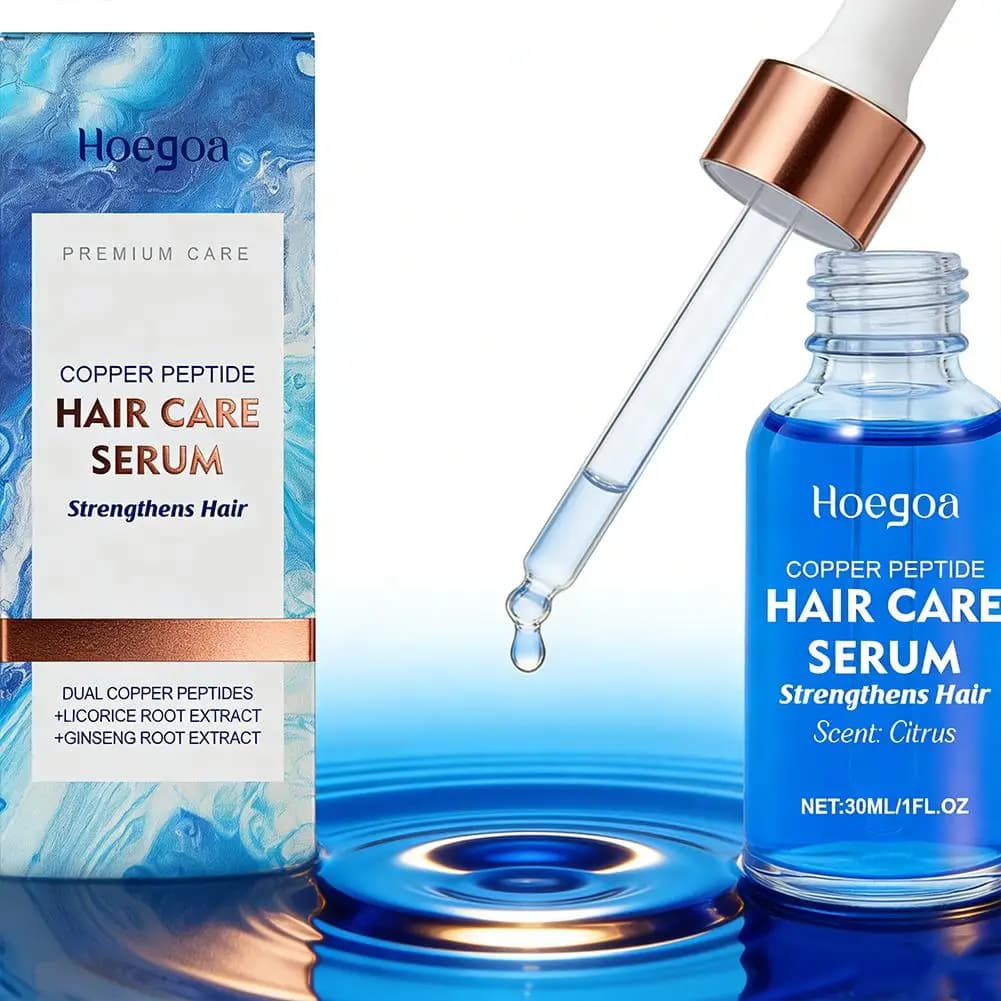 Sérum capillaire au cuivre et aux peptides pour la croissance des cheveux