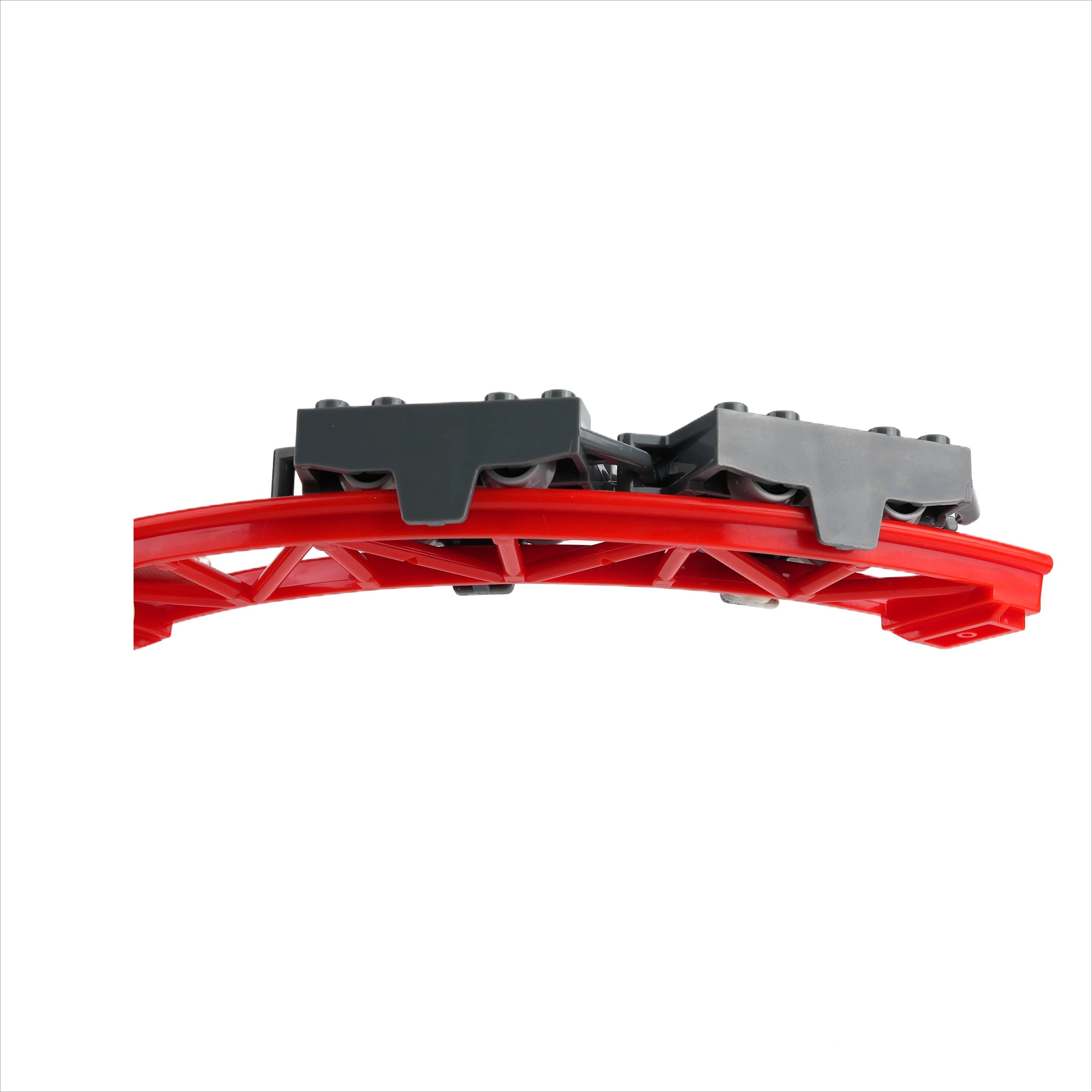 10 pièces montagnes russes voie ferrée ville Train pièce technique blocs de construction cadeau pour les enfants Compatible Leduo 26022 25059 25061