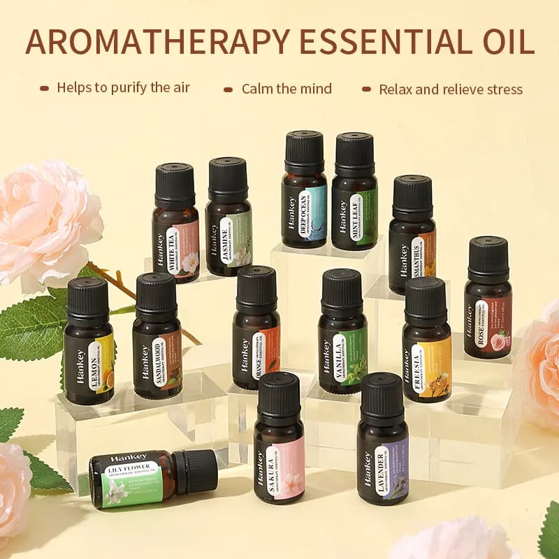 Huiles essentielles pour diffuseur d'arômes, humidificateur d'air, soluble dans l'eau, Orange, lavande, désodorisant, parfum, 20 saveurs, 10ml