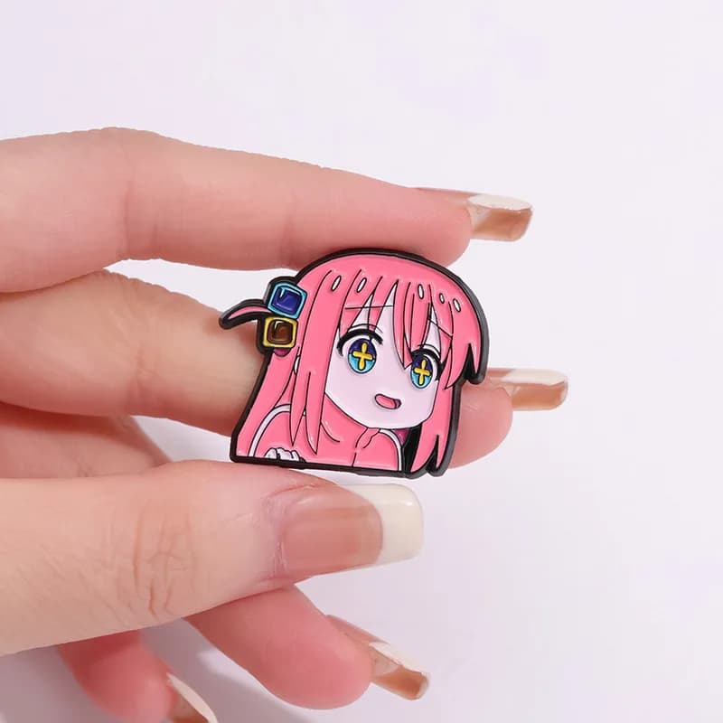 BOCCHI THE ROCK Anime Cosplay broches mignon personnage broches vêtements sac à dos revers Badges mode bijoux accessoires cadeaux