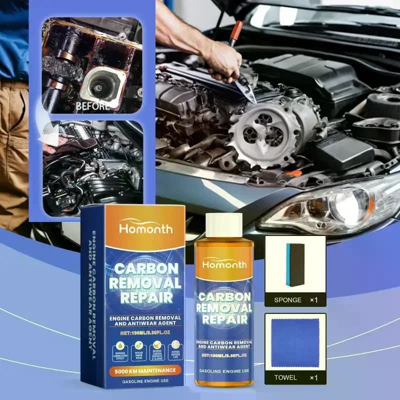 Protecteur anti-usure pour moteur de voiture, nettoyant pour carbone, réducteur de bruit d'huile pour une meilleure efficacité énergétique et une conduite urbaine fluide