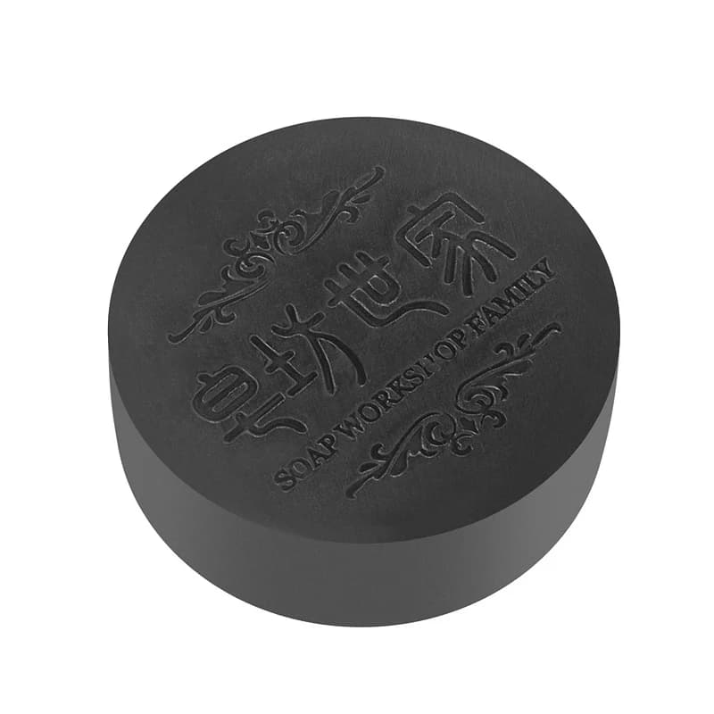 [Shampoing pour cheveux savon Polygonum Multiflorum savon noir soin des cheveux nourrissant Antipelliculaire huile essentielle savon hydratant 80/100g