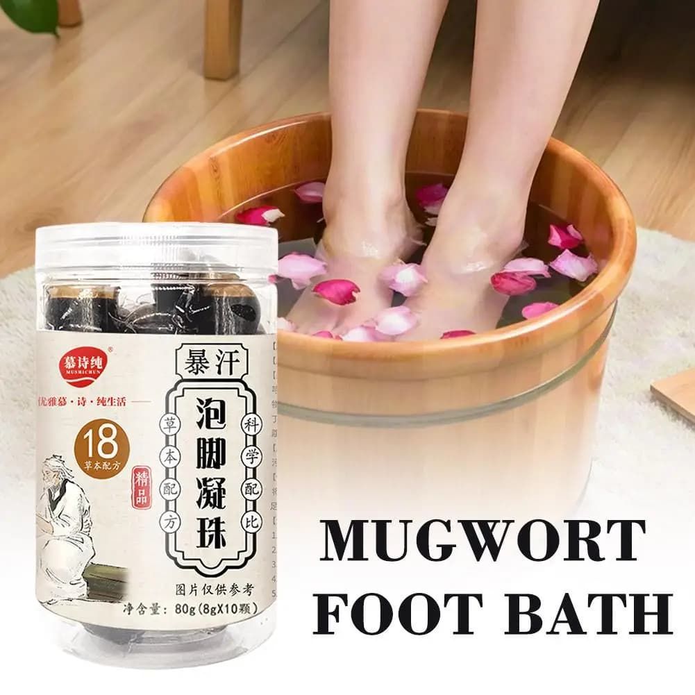 18 Essences à base de plantes naturelles formule les perles de trempage des pieds perles de bain de pieds à Dissolve rapide favorisant la Circulation des pieds pour toutes les personnes