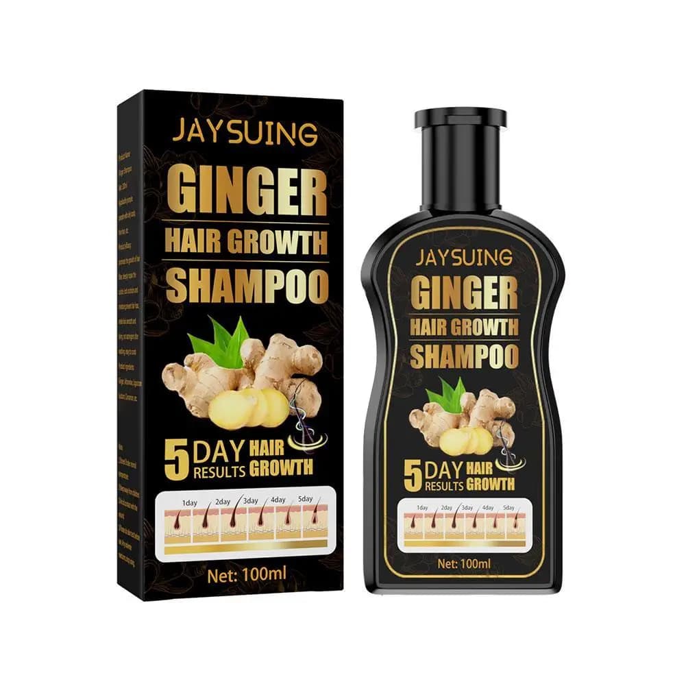 Shampoing au gingembre nourrissant, renforce les racines des cheveux, soulagement des démangeaisons, apaisant le cuir chevelu, hydrate, réparation des cheveux, shampoing Anti-frisottis