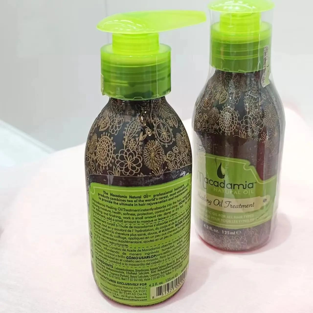 Huile de Guérison Macadamia pour Cheveux Lisses, 125ml