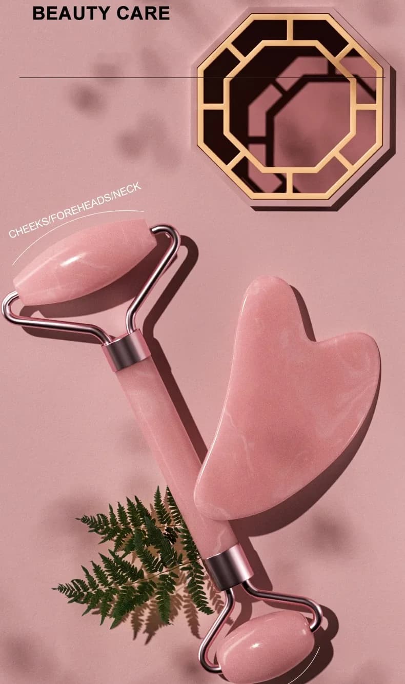 Rouleau de massage facial en résine pour le visage, le cou et les yeux – Outil de soin et de beauté pour le corps et les muscles