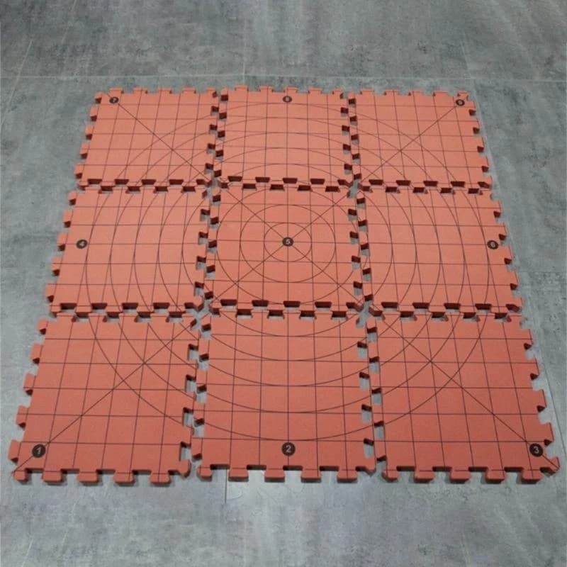 Tapis blocage pour tricot, planches blocage épaisses avec épingles en T, accessoires Crochet pour le travail 9 pièces