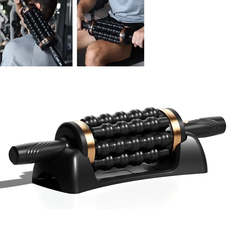 Rouleau électrique pour la relaxation musculaire, thérapie par percussion, massage anticellulite, machine rechargeable pour le modelage du corps et l'amincissement
