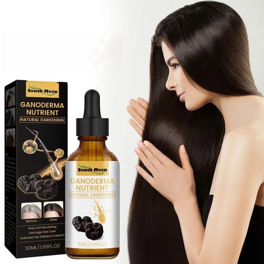 Huile réparatrice pour cheveux blanc à noir