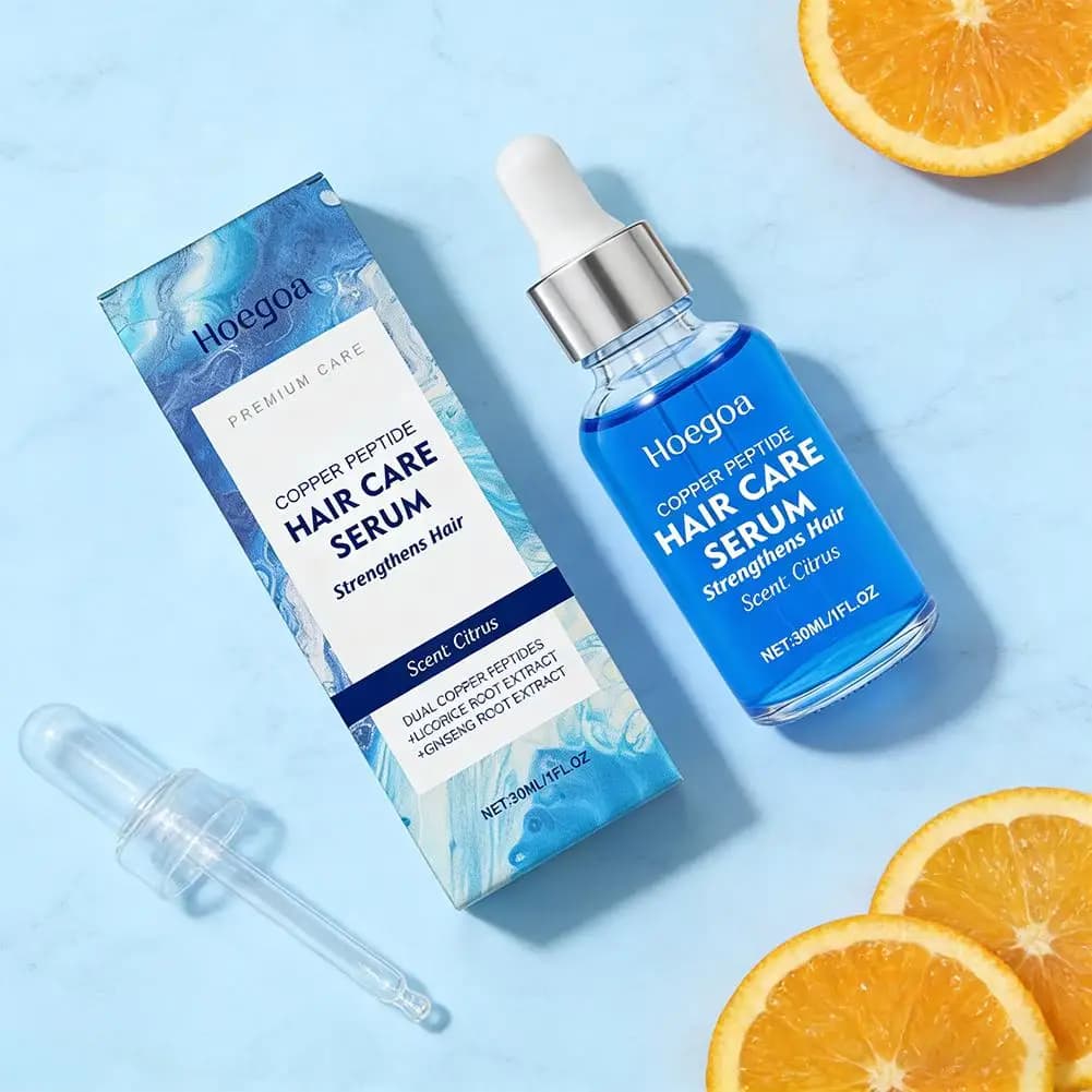 Sérum capillaire au cuivre et aux peptides pour la croissance des cheveux