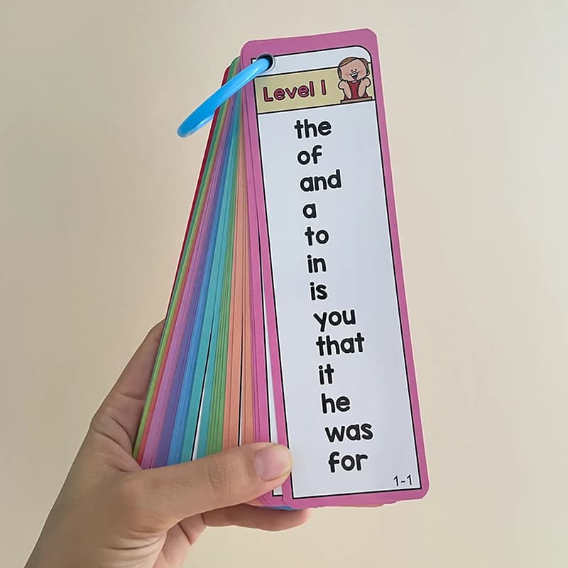 1000 cartes flash de mots fréquents, liste de mots, cartes flash de mots à haute fréquence, matériel pédagogique ESL, construction du vocabulaire