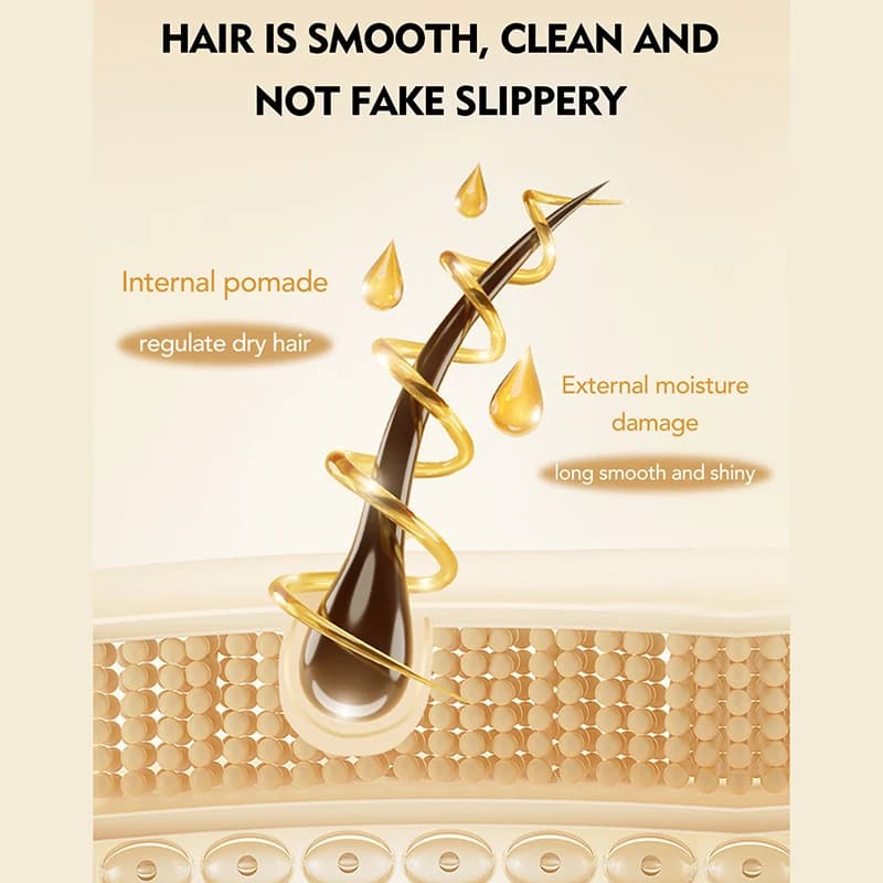 Spray d'huile essentielle pour les soins des cheveux, nourrissant et réparateur, finition lisse et brillante, parfum longue durée, utilisation facile pour tous les types de cheveux