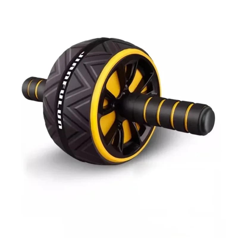 Rouleaux abdominaux silencieux à double roue pour l'entraînement du tronc, équipement de fitness avec base antidérapante pour hommes et femmes, entraînement à domicile