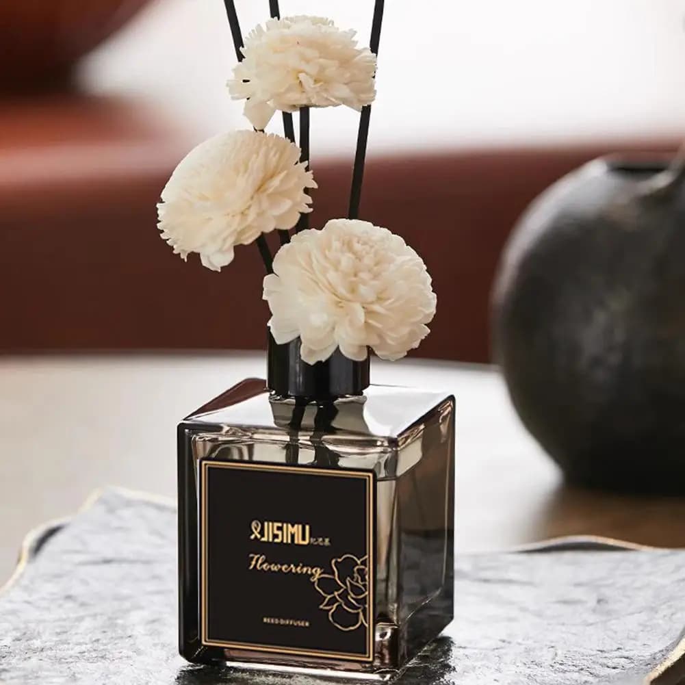 Diffuseur artisanal parfum floral sec pour toilettes