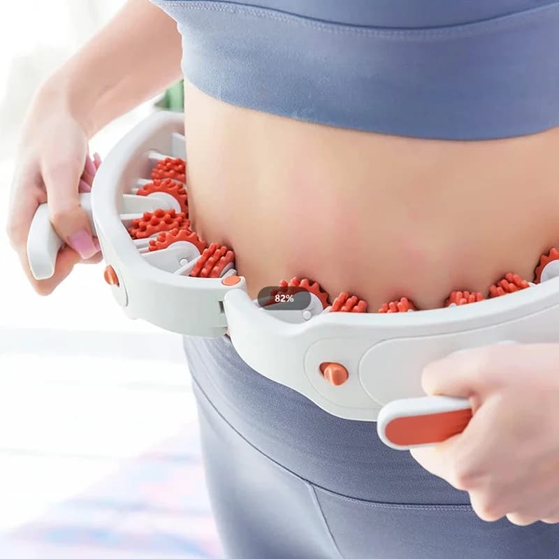 Rouleau de massage Anti-Cellulite, masseur musculaire manuel pour le cou, les épaules, le dos, les bras et les jambes, soulage la douleur, technologie du rouleau corporel