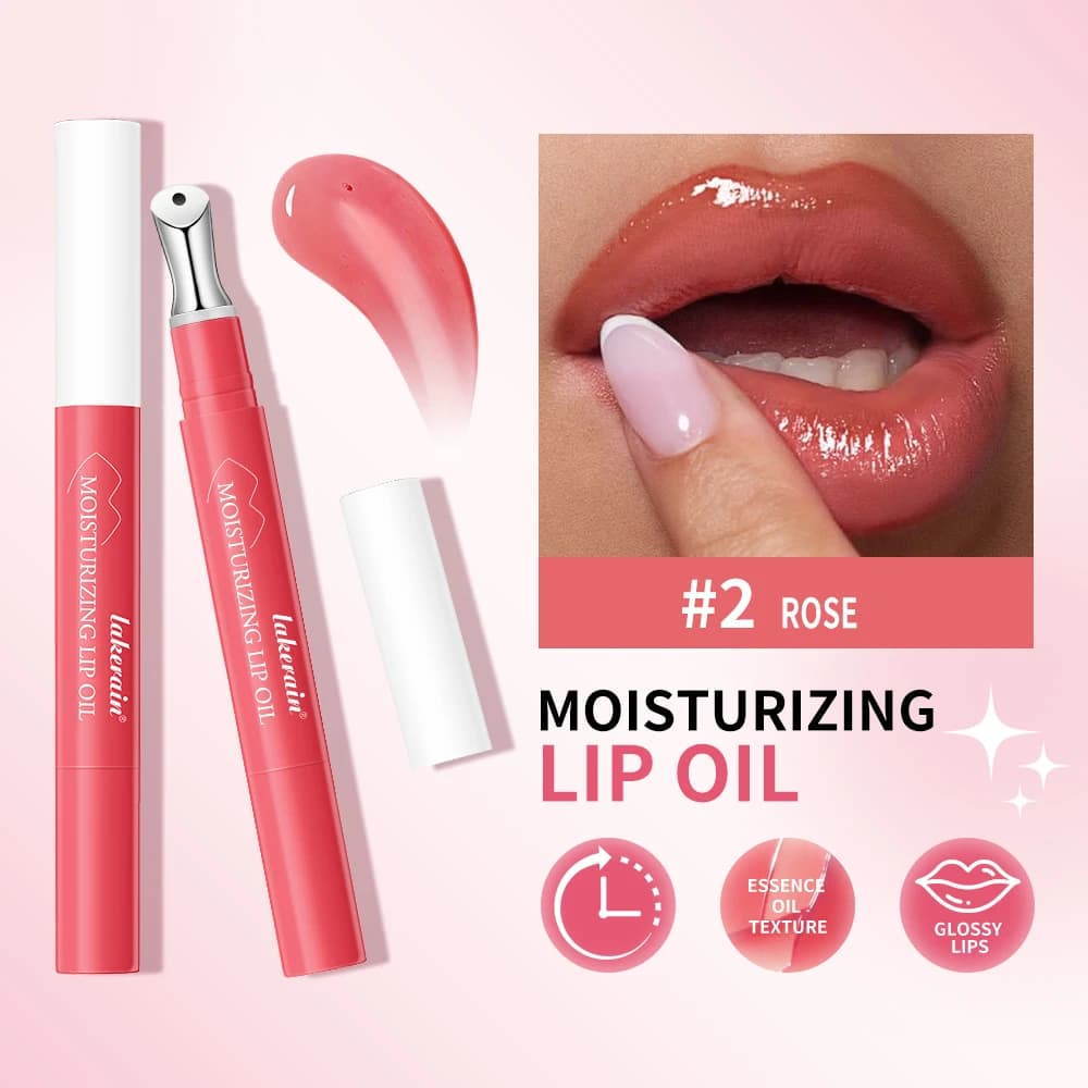 Lakerain huile pour les lèvres hydratante exfoliante estompe les lignes des lèvres apprêt pour les lèvres avant le maquillage, petit bâton huile pour les lèvres stylo Essence conception 1.5g