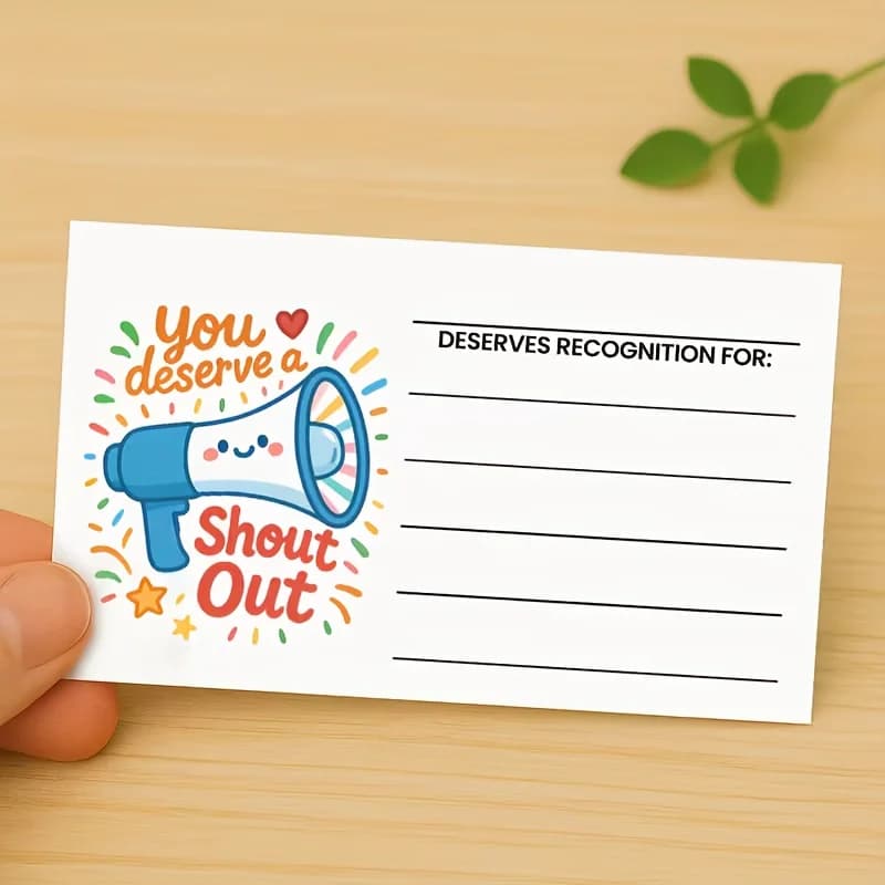 Cartes d'encouragement positives pour les enseignants, les élèves et le personnel, remerciements et reconnaissance motivants et colorés, pour les récompenses d'équipe.