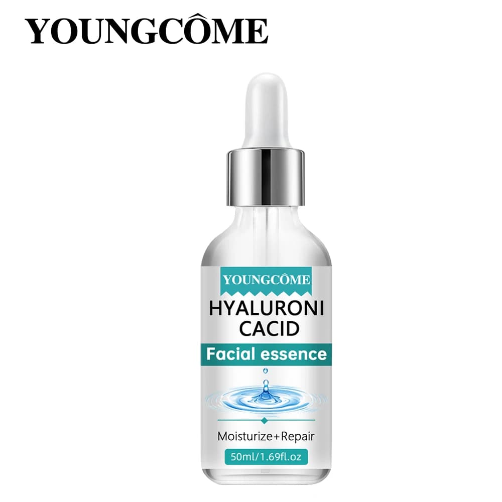 Sérum facial à l'acide hyaluronique, un facteur cffactor naturel, peut bouhumide pendant une longue période, garde la peau hydratée, élastique
