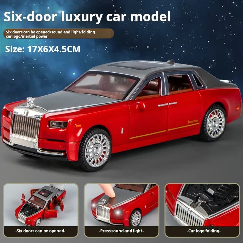 1:32 Simulation Rolls-Royce Phantom modèle de voiture ornements de luxe en plastique voiture berline enfants jouet voiture garçon Collection