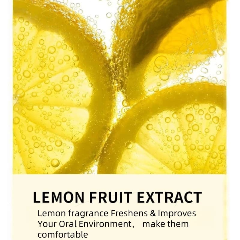 20 pièces de 10 ml de bain de bouche au citron Sadoer, riche en extrait de citron (agrumes), au parfum de citron, rafraîchissant et stimulant, pour une bouche fraîche avec un parfum de citron sucré, t