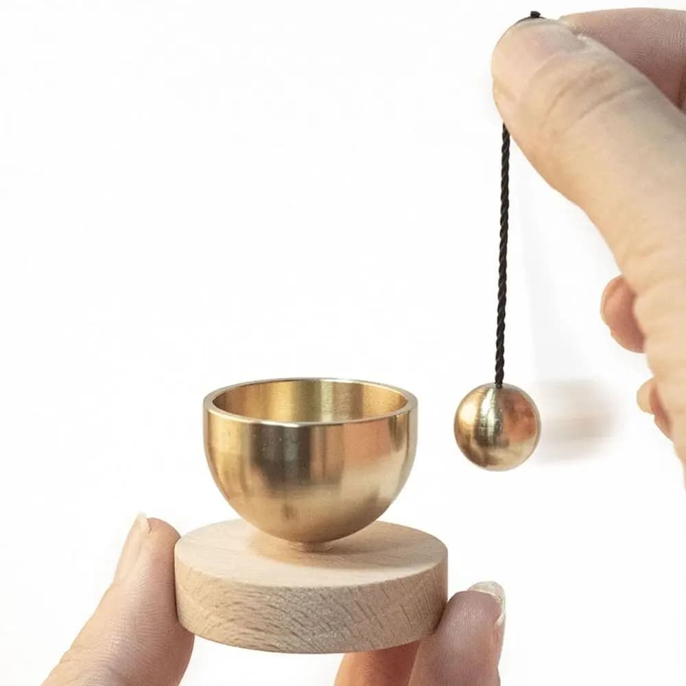 Mini bol chantant tibétain Unique, bol de méditation de Relaxation musicale, outil de Relaxation avec sac de rangement, bol sonore en cuivre pour Yoga