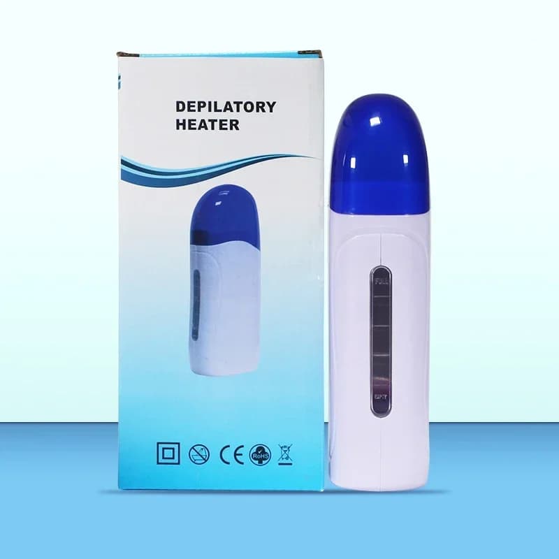 Épilateur portable à cartouche de cire roll-on, chauffe-cire pour épilation, machine à cire fondante portative, outils de soin de la peau