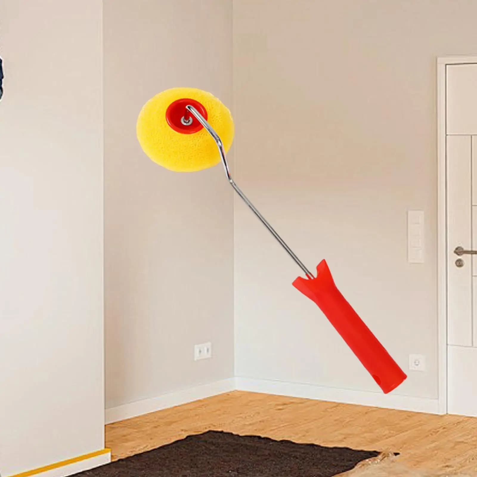 Rouleau de peinture d'angle de Texture pour murs d'angle, rouleau éponge robuste et efficace