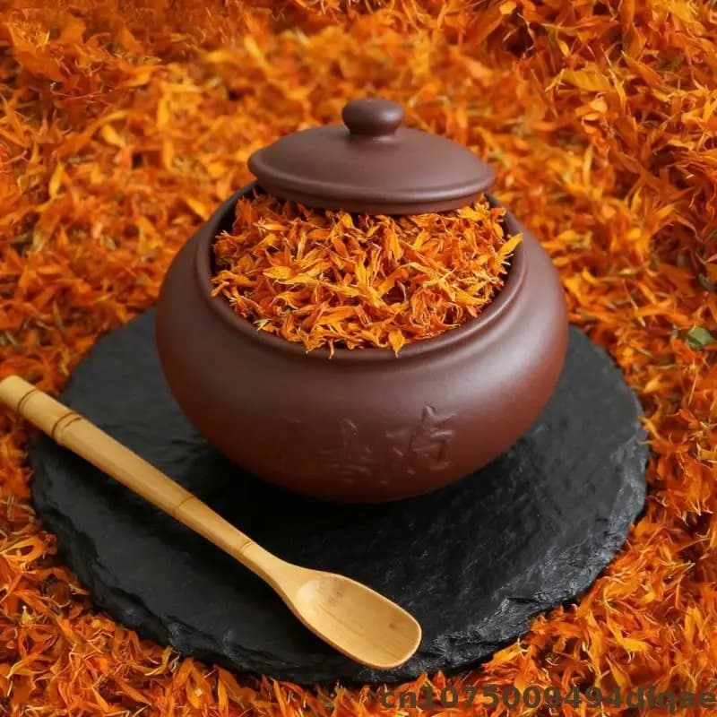 Fleurs séchées 100% naturelles : bleuet, calendula, safranier, pétales pour la beauté, les savons, les parfums, les bougies de mariage.