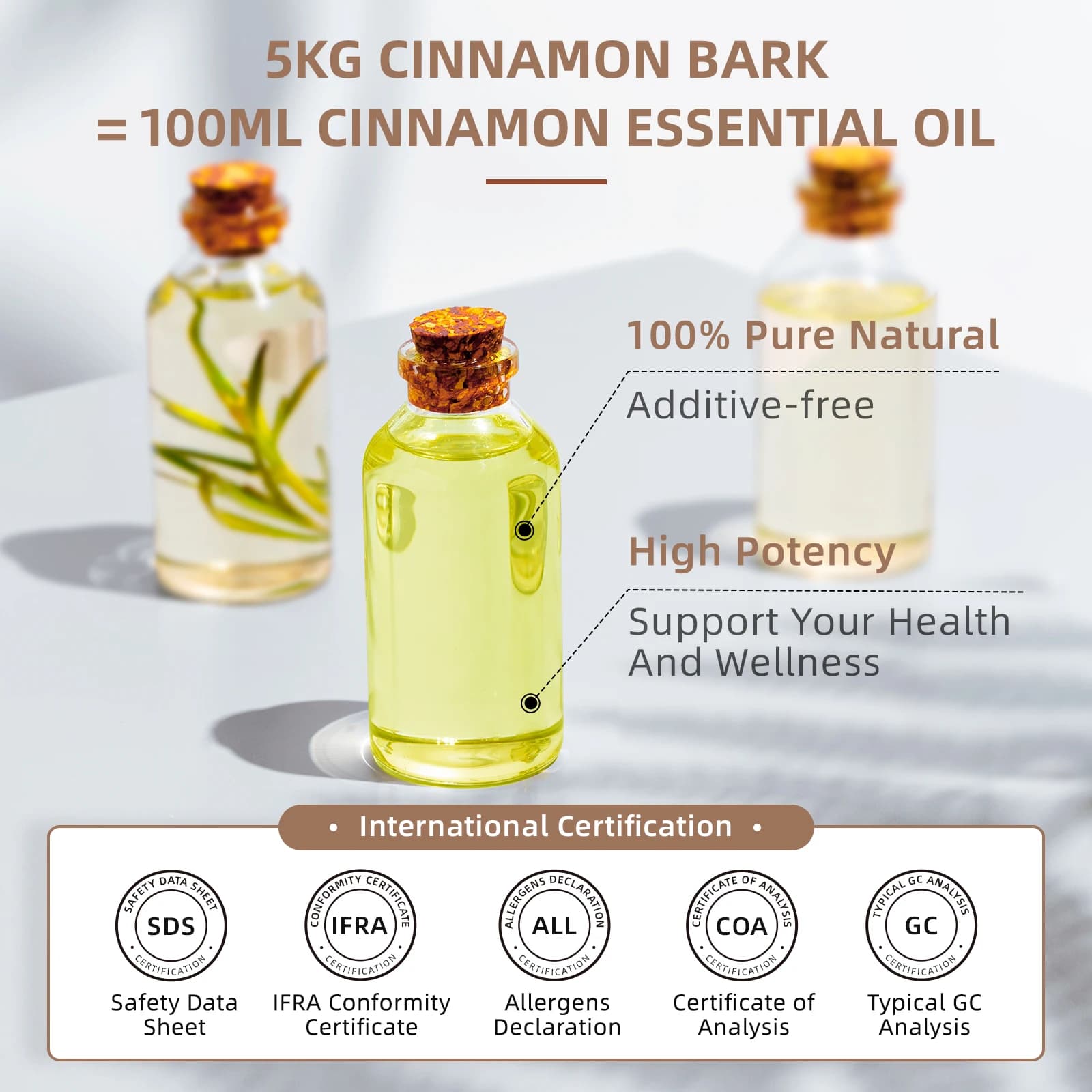 HIQILI-Château essentiel d'écorce de enna, 100 pure nature pour aromathérapie, diffuseur, humidificateur, massage, Charleroi eving souligné, 100% ml