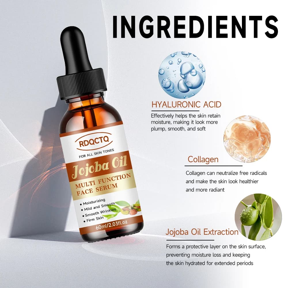 RDQCTQ huile de jojoba huile essentielle de vitamine E rides