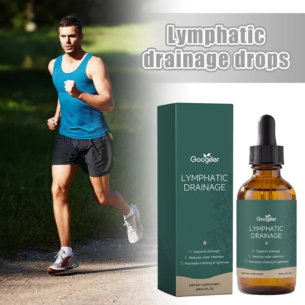 Gouttes de drainage lymphatique à base de plantes pour soulager les ballonnements