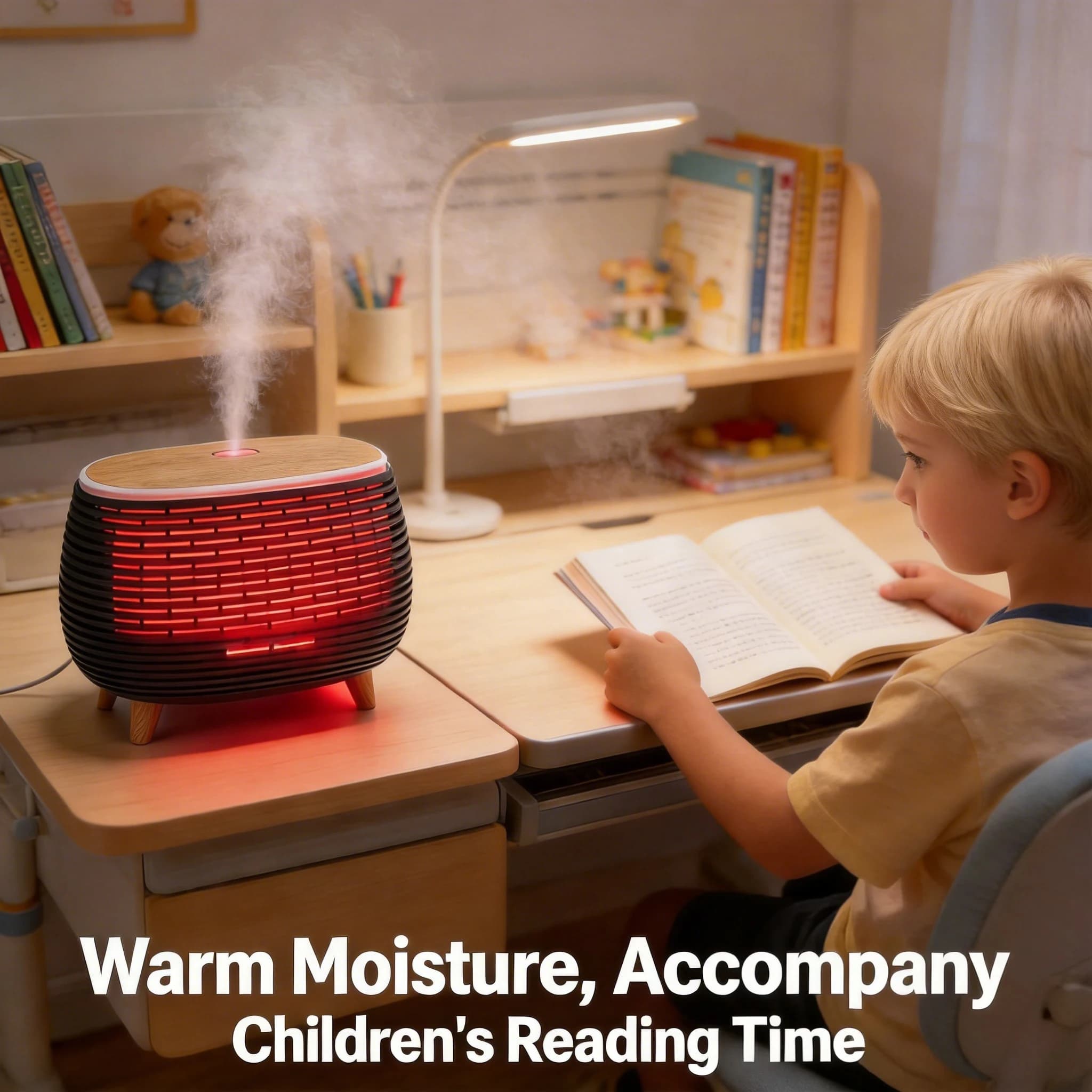 Diffuseur d'huiles essentielles 500 ml, humidificateur ultrasonique aromatique, 7 couleurs LED, télécommande, grain de bois, purificateur d'air, maison, bureau, crèche