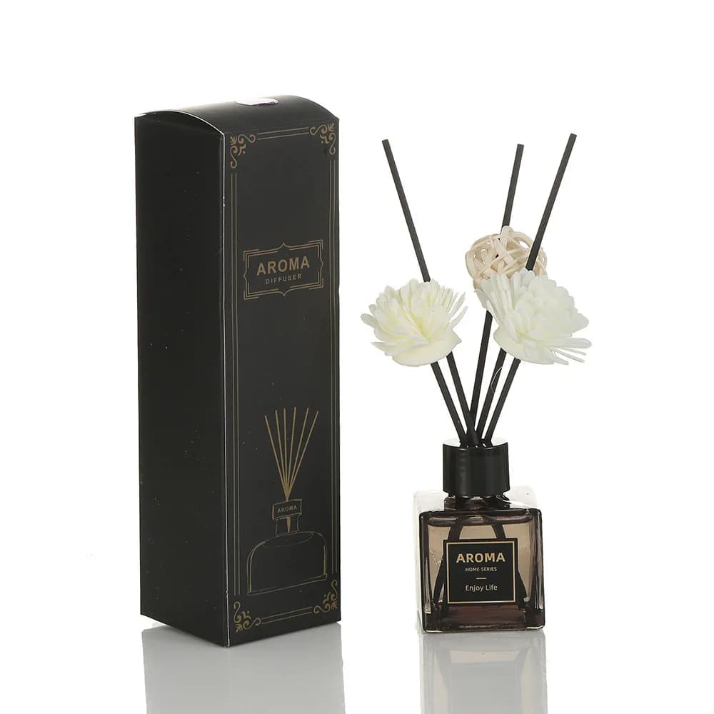 Nouvelle petite bouteille carrée grise
