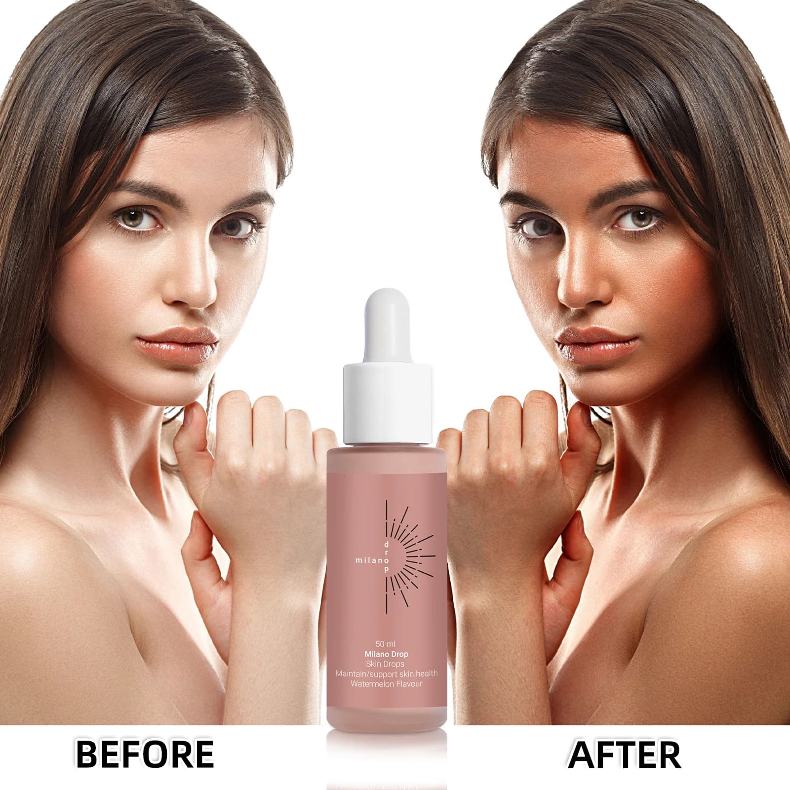 2/1 pièces gouttes autobronzantes améliorer la mélanine de la peau bronzant liquide bronzant naturel bronzage sans soleil pour le corps visage prévenir les coups de soleil