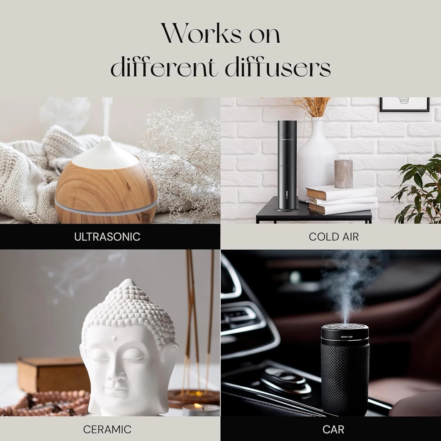 Huile Essentielle 100ml pour Diffuseur – Purificateur d'Air
