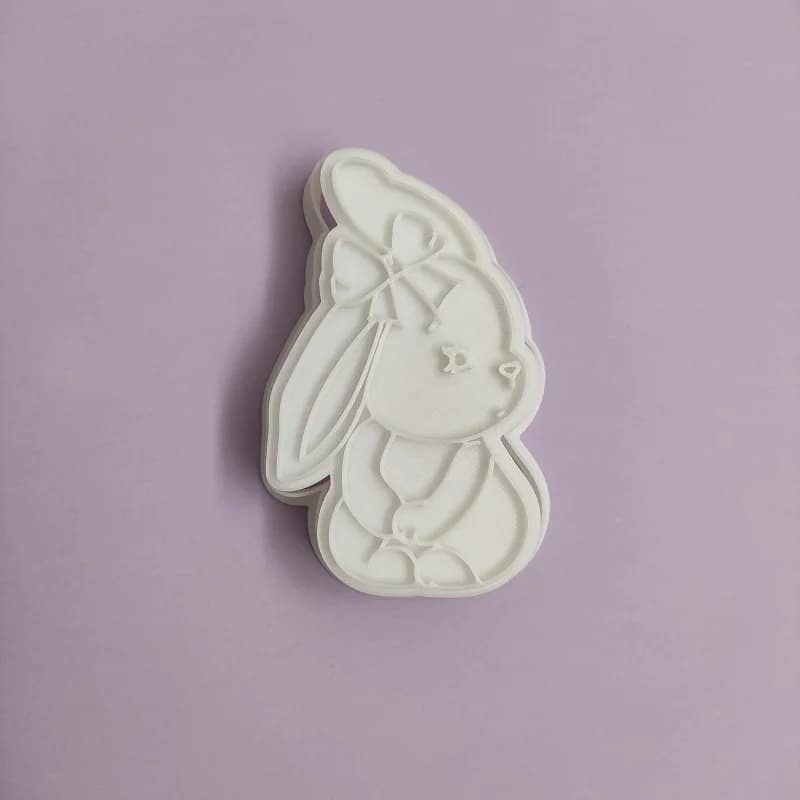 Emporte-pièce Lapin pour Fondant, Sucre et Biscuits – Moule Arche pour Pâtisserie et Décoration de Cuisine