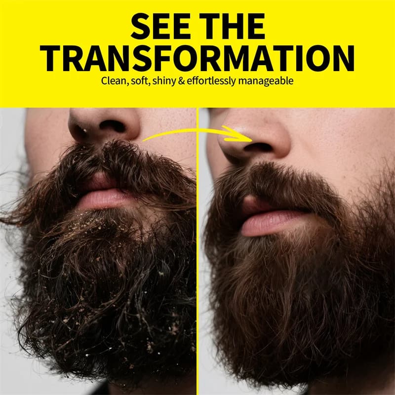 Kit d'huile pour barbe pour hommes