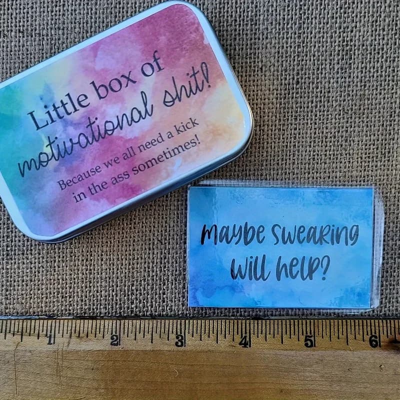 Carte d'encouragement positive intéressante pour les petites entreprises, 20Zhang par boîte, citations inspirantes, fournitures de remerciement, cadeau d'anniversaire, Unu