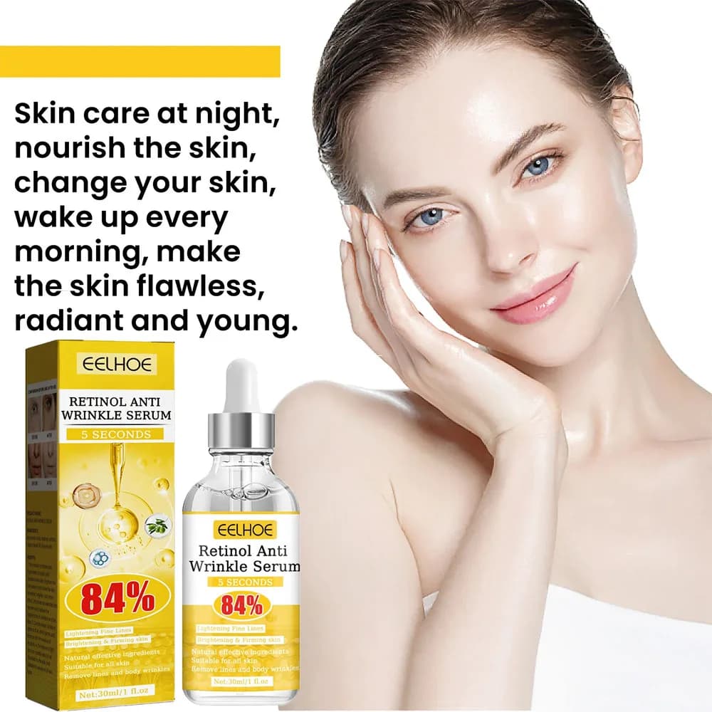 Sérum facial anti-déformable au rétinol, essence d'acide hyaluronique pur, anti-âge, lifting du visage, raffermissement des yeux, nouveau