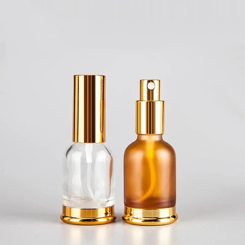 Flcopropriété compte-gouttes en verre pour huile fine de massage, bouteille de fond, vaporisateur, 30ml, 50ml, 20ml