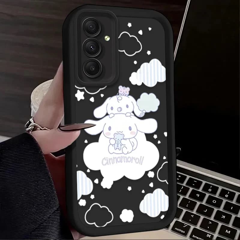 Jolie coque cannelle pour Samsung Galaxy A54 A05 A05S A34 A24 A14 A53 A33 A23 A13 A52 A52S A32 A22 A12 A71 A51 A31 A50