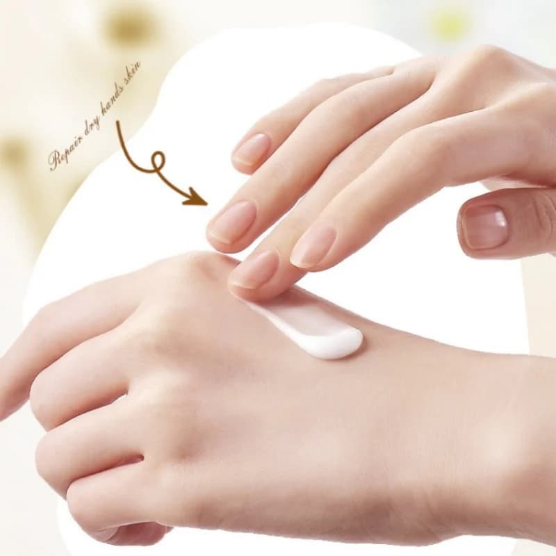 Crème pour les mains à la pêche 150g, riche en glycérine, extrait d'essence de pêche et tocophérol, avec une texture hydratante non grasse, capable de nourrir les peaux sèches, utilisable pour les soi