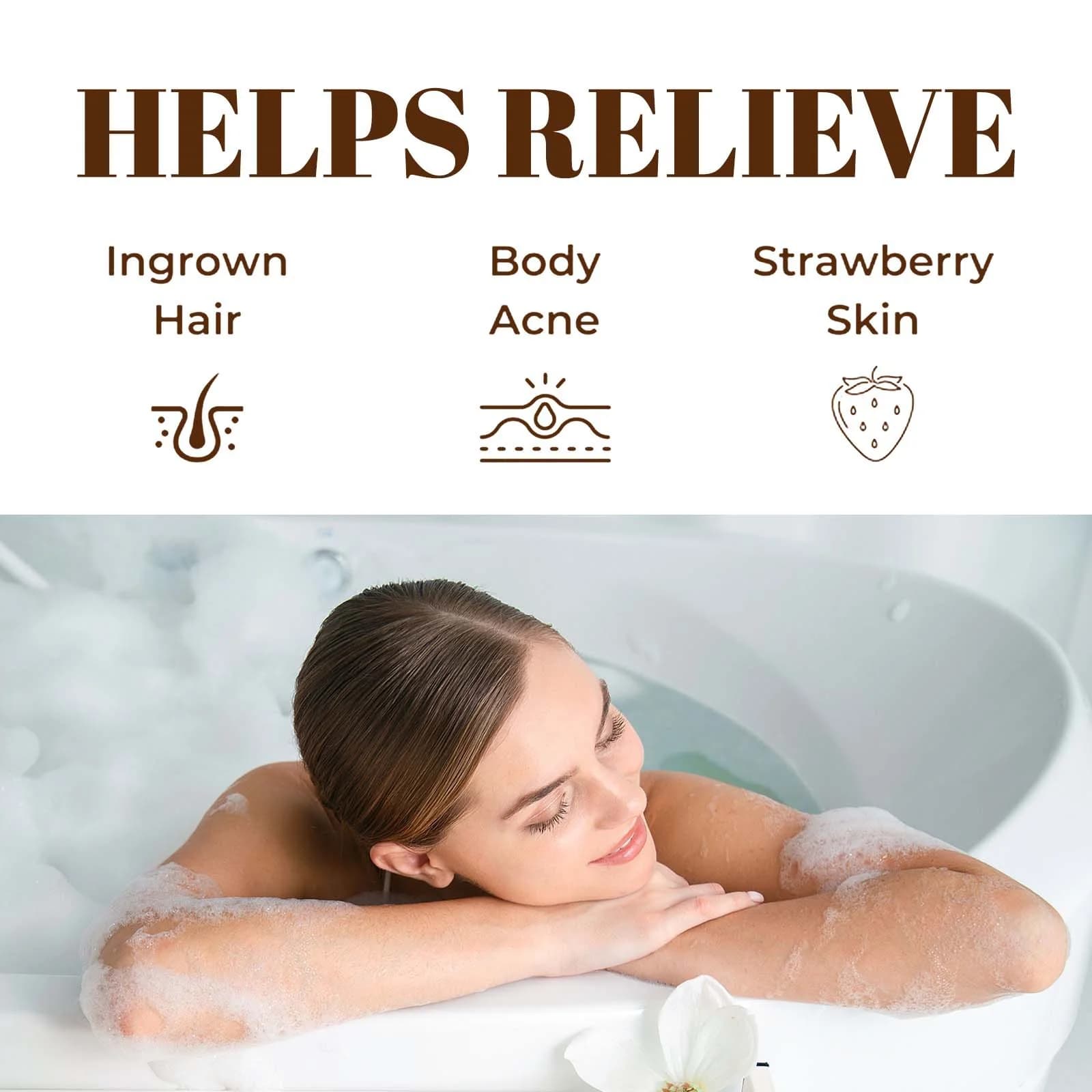 Savon nettoyant noir, exfoliant en profondeur, hydratant, peau douce, dissolvant d'obscurité, contrôle du sébum, réduit l'acné, crème de gommage éclaircissante pour le corps