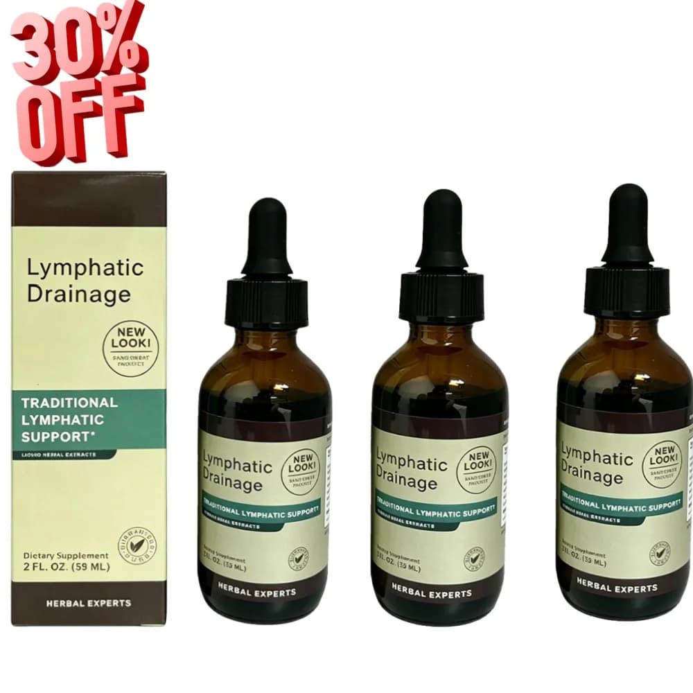 Gouttes de drainage lymphatique à base de plantes naturelles