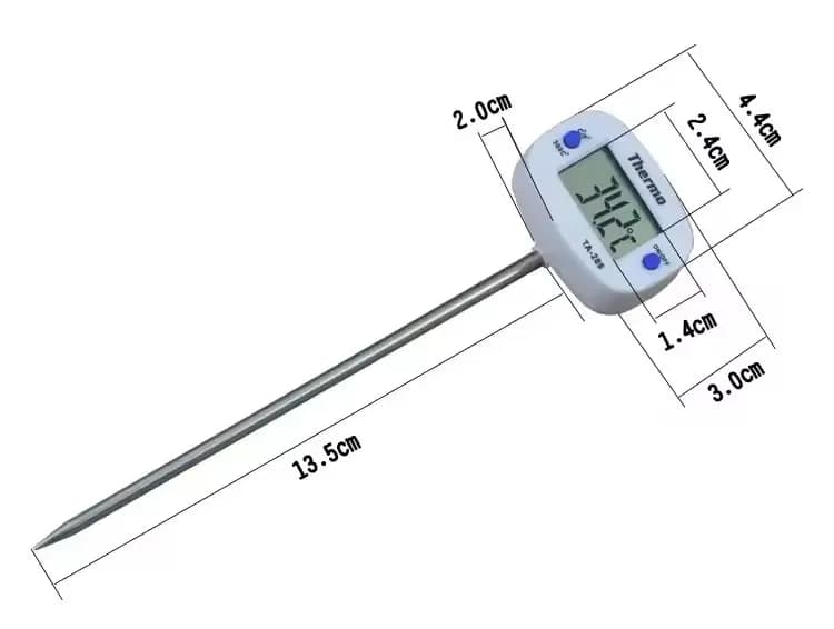 50 ° C à 300 ° C (-58 ° F à 572 ° F) thermomètre alimentaire numérique sonde four BBQ huile frite jauge de température
